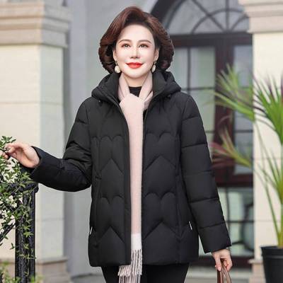 正品撤柜羽绒女92918短款外服套季新中年款妈妈装白鹅绒服加厚冬