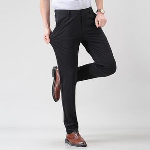 修休身力W951 韩版 DB针织百搭潮弹流闲长 中青年男休闲裤 士春夏季