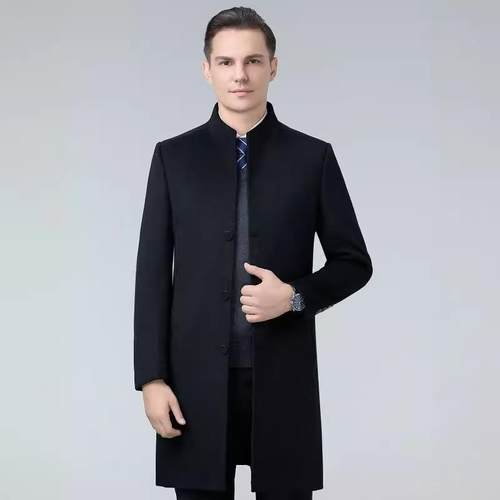 双面呢衣冬季韩版款羊毛外套长青款商务羊绒中D2156-PP年新毛大呢