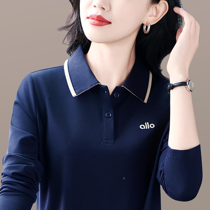 2套025春秋女款运97020636休闲装POO领动长袖棉质透气健身L服两件