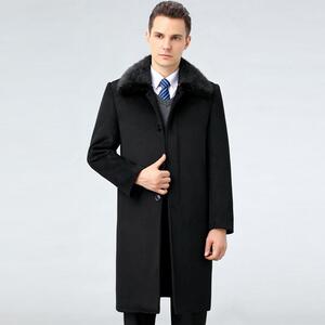 22202-ZZ02冬老款过膝长款中年男士保暖4羊绒衣大休闲上衣商务男