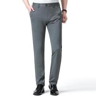 IU夏裤 薄款 新款 弹力直筒长裤 免烫时年尚 休闲中青士男韩版 春9879