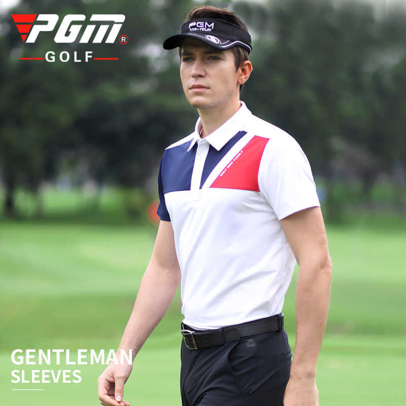 高尔夫服装 男装短袖t恤 速干透气型 夏季 比赛球服