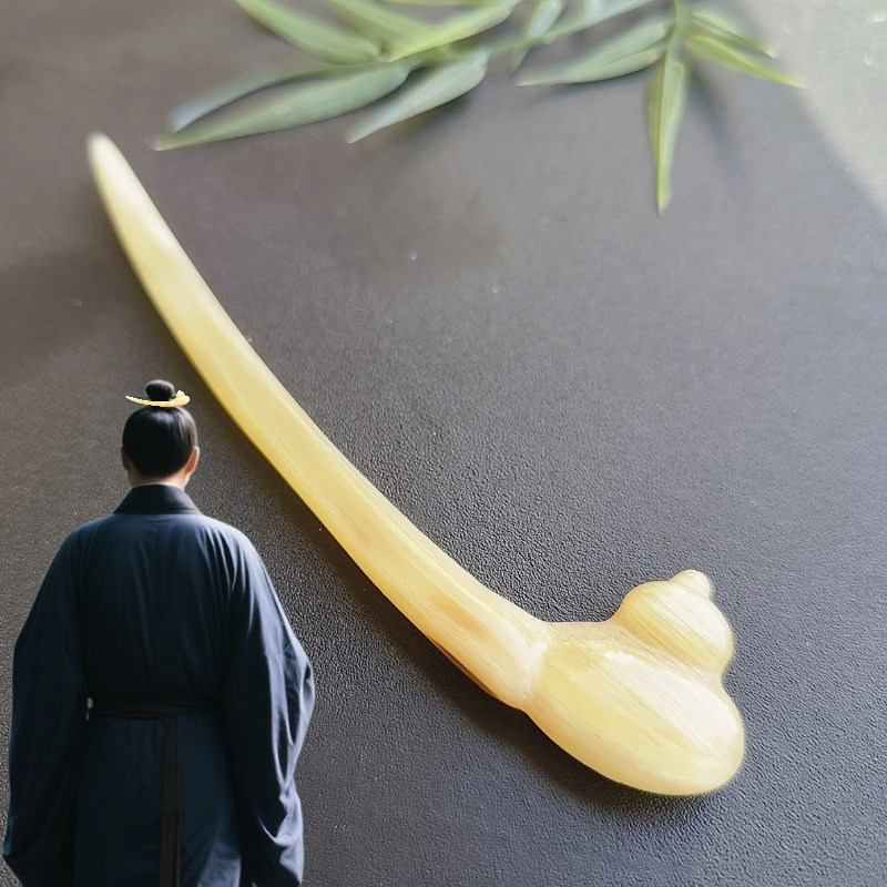 道友推荐福禄葫芦道系道士盘发器发簪简约道家发钗道姑中国风古典