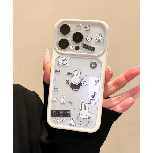 秒变大视窗黑裙小兔iPhone手机壳