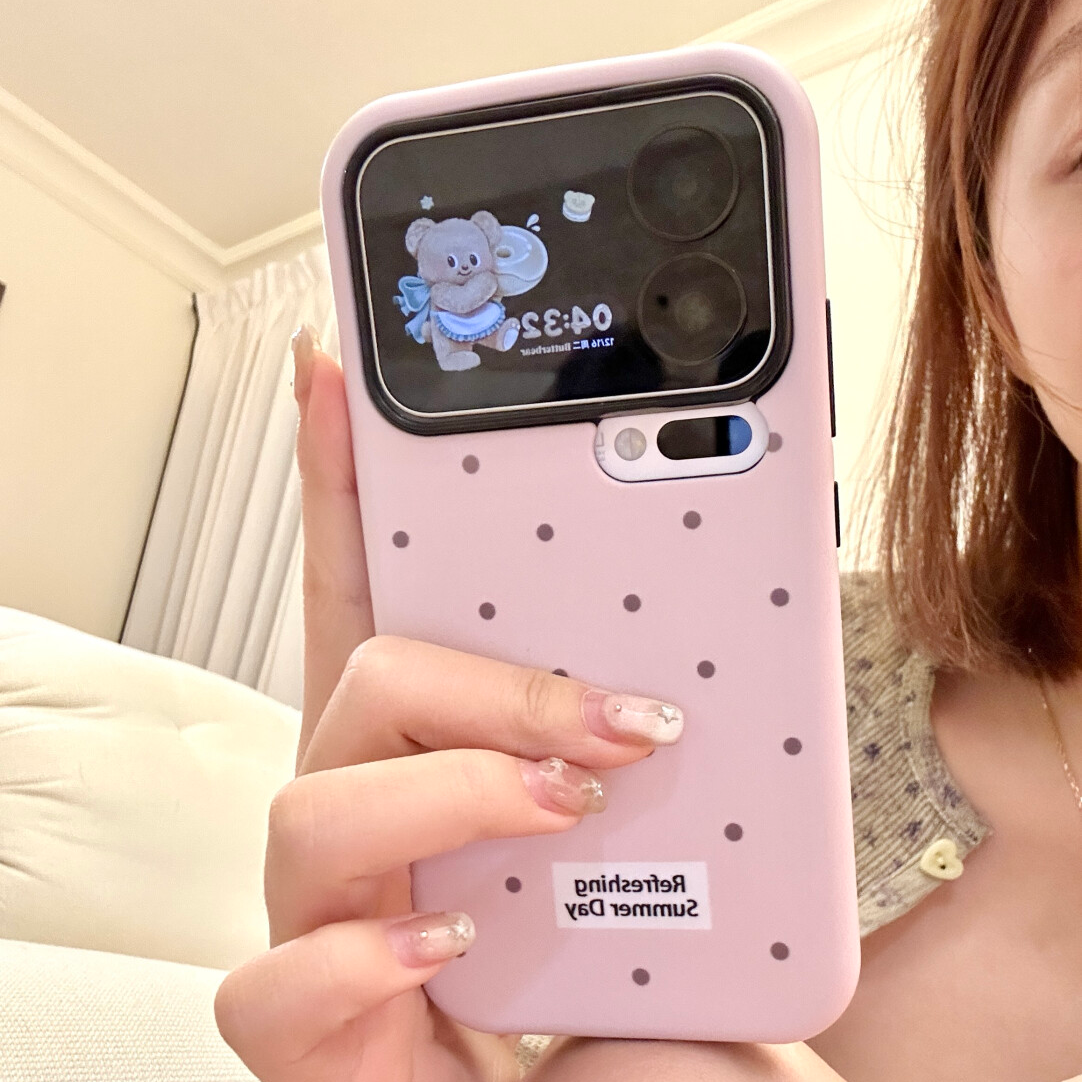 韩系粉波点适用小米17PROMAX磨砂菲林手机壳红米k90大孔Note14pro简约华为pura80小众ins风mate80荣耀500硬,3C数码配件,手机保护套/壳,淘宝优惠券,粉丝福利购,淘宝优惠卷