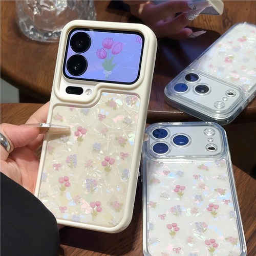 适用iPhone17唯美郁金香手机壳