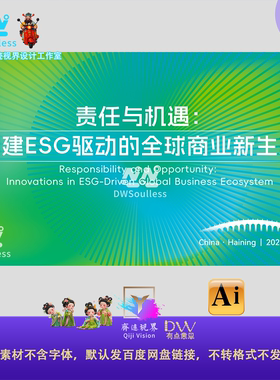 绿色高端AI峰会发布会高级感酒店全球商业新生态设计素材主视觉KV