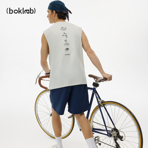 BOKLAB生长主题运动坎肩背心