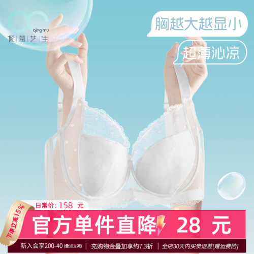 大胸显小内衣聚拢防下垂
