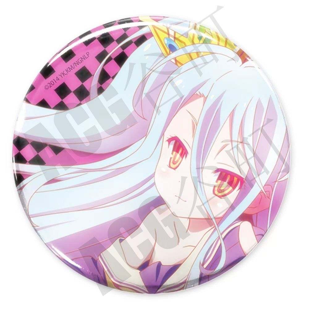 NO GAME NO LIFE游戏人生周边徽章白休比吧唧日谷代餐二次元胸针