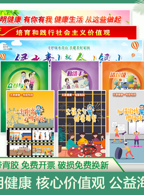 社会主义核心价值观文明城市墙贴