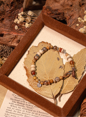 欧洲设计师TRÉE925银【午后拿铁】原创小众设计手工手链