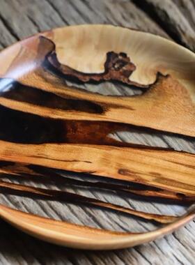 （已上新）虫洞树脂拼接盘 山樱木 【木爻Craft】