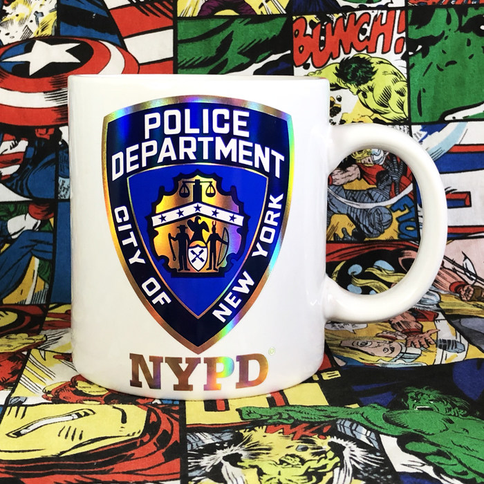 美国进口nypd纽约警署警察局陶瓷马克泡茶水杯子咖啡杯周边潮礼物