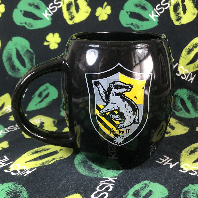 代购哈利波特harry potter獾院赫奇帕奇陶瓷杯马克杯水杯咖啡杯子
