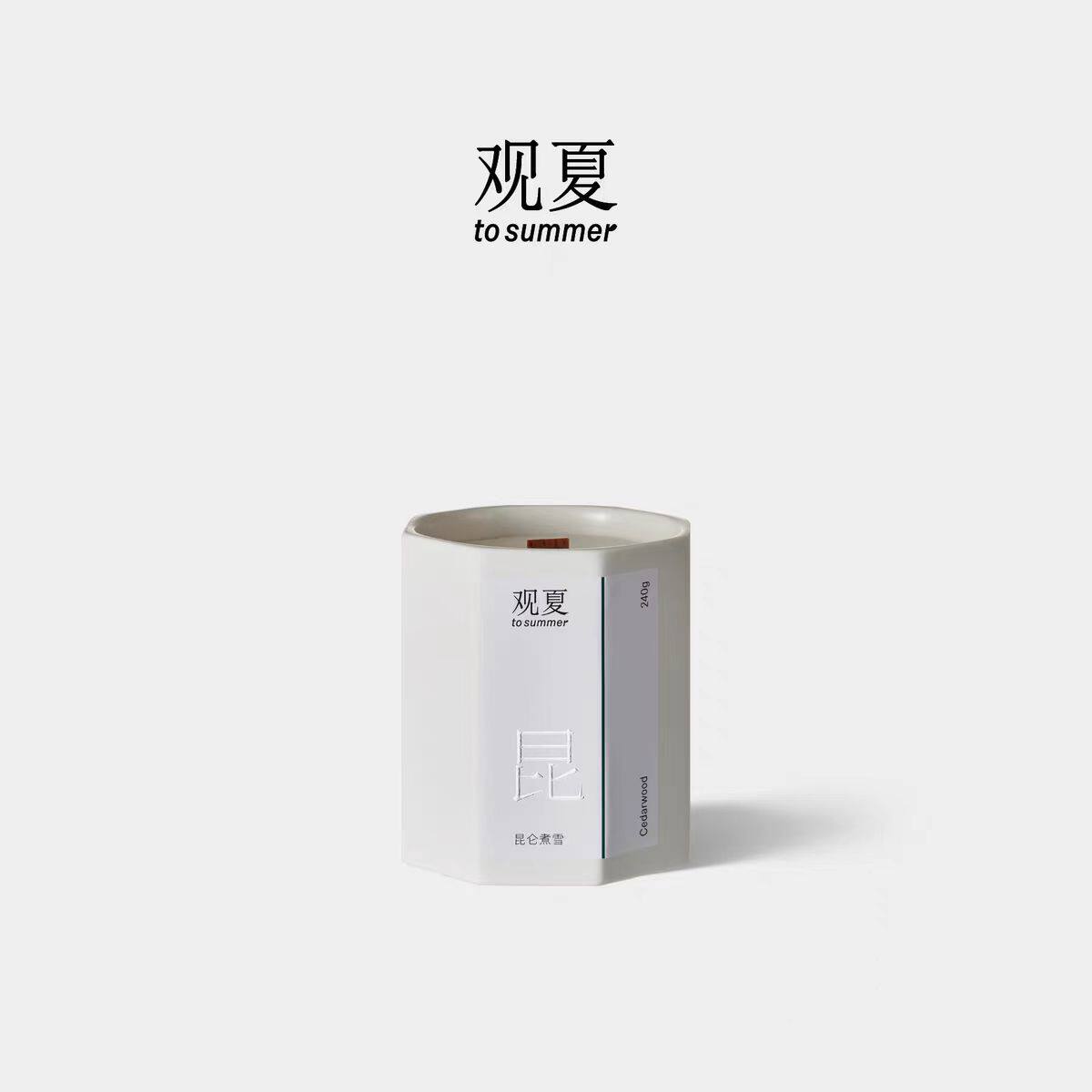 观夏香薰蜡烛昆仑煮雪金桂