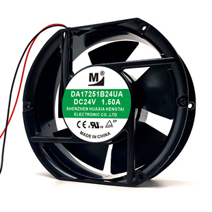 一盟DA17251B24UA DC 24V 1.50/1.30A 17251大风量变频器散热风扇