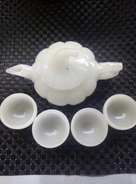 天然阿富汗白玉功夫工艺