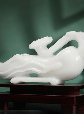 玉如意摆件人参阿富汗客厅