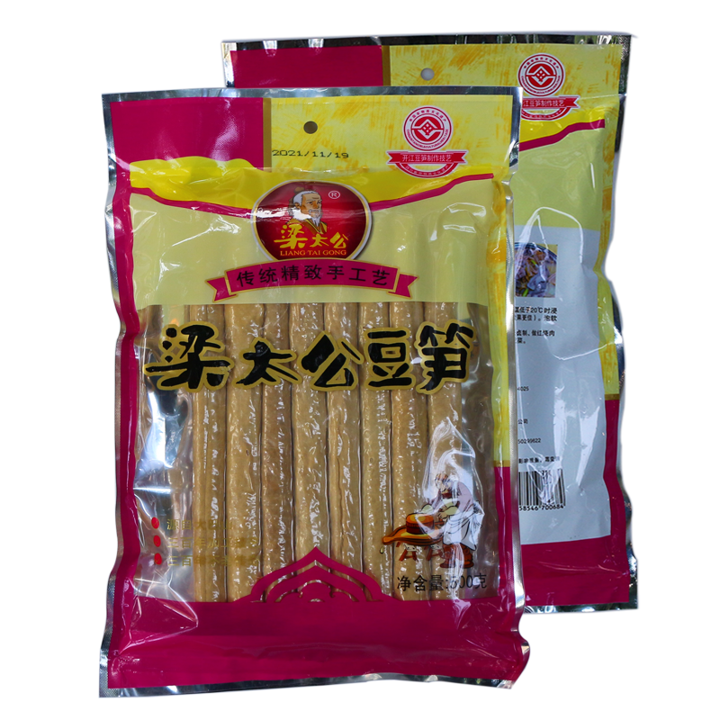 四川達(dá)州特產(chǎn)開江梁太公豆筍手工500克豆筋豆棒豆皮商用包郵