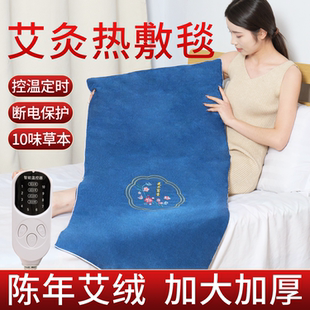 电加热艾绒床垫全身艾灸热敷家用秋冬温灸养生艾草理疗包电热毯