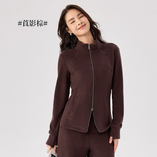 Q 修身立领拉链外套秋冬新款女士上衣热芙蓉系列热特姆DJU8317