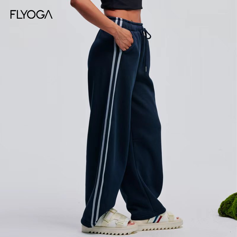 FLYOGA飞蓝加绒加厚日常休闲百搭显瘦冬季保暖卫裤53911