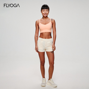 FLYOGA飞蓝瑜运动文胸瑜伽羽感背心聚拢收腹V领瑜伽上衣女51100
