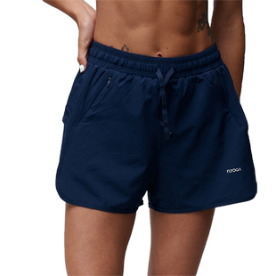 FLYOGA飞蓝瑜伽三分短裤女带内衬防走光跑步运动健身服女31708