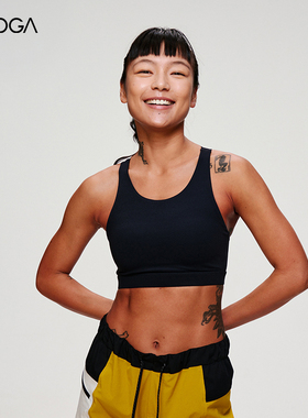 FLYOGA飞蓝51103大露背运动时尚羽感BRA瑜伽健身普拉提专业上衣