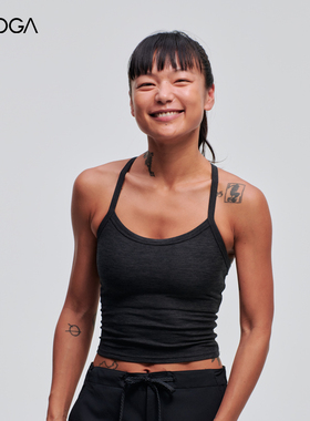 FLYOGA飞蓝瑜伽云织背心女插杯运动内衣健身跑步训练服51107