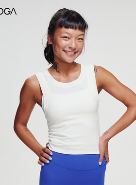 FLYOGA · 飞蓝背心式外搭舒适透气网孔瑜伽健身运动上衣51201