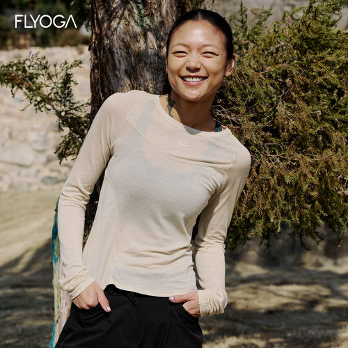 FLYOGA 飞蓝天丝肌底衣日常休闲运动户外徒步上衣61406