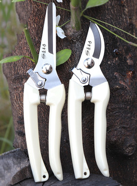 临雅不锈钢强力园林园艺修枝剪清仓家用省力修花修建树枝花卉剪刀