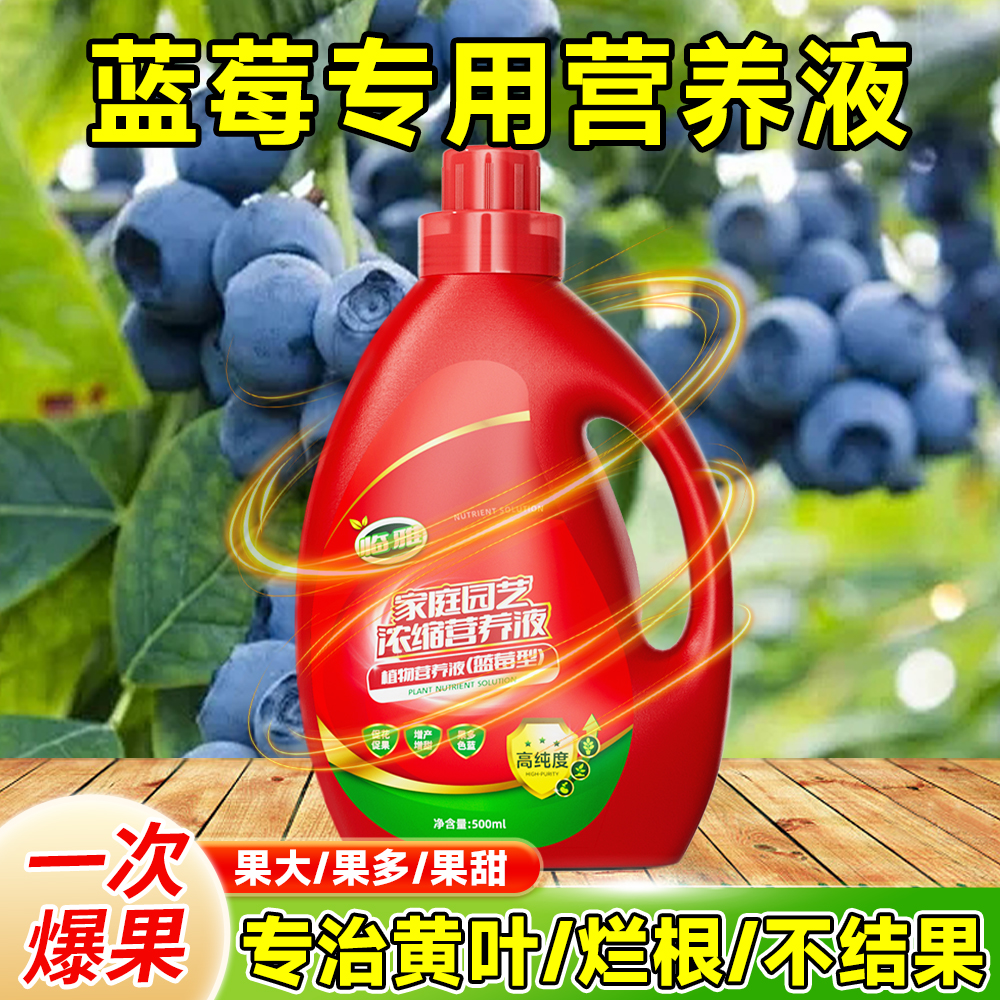 蓝莓专用营养液专治黄叶/不结果