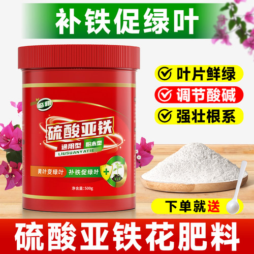 【保花促花】硫酸亚铁防治黄叶