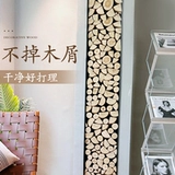 Дрова на новоселье, маленькие дрова для гостиной, настольные украшения, украшения, полено из ели, куча в дом, камин, костер, дрова