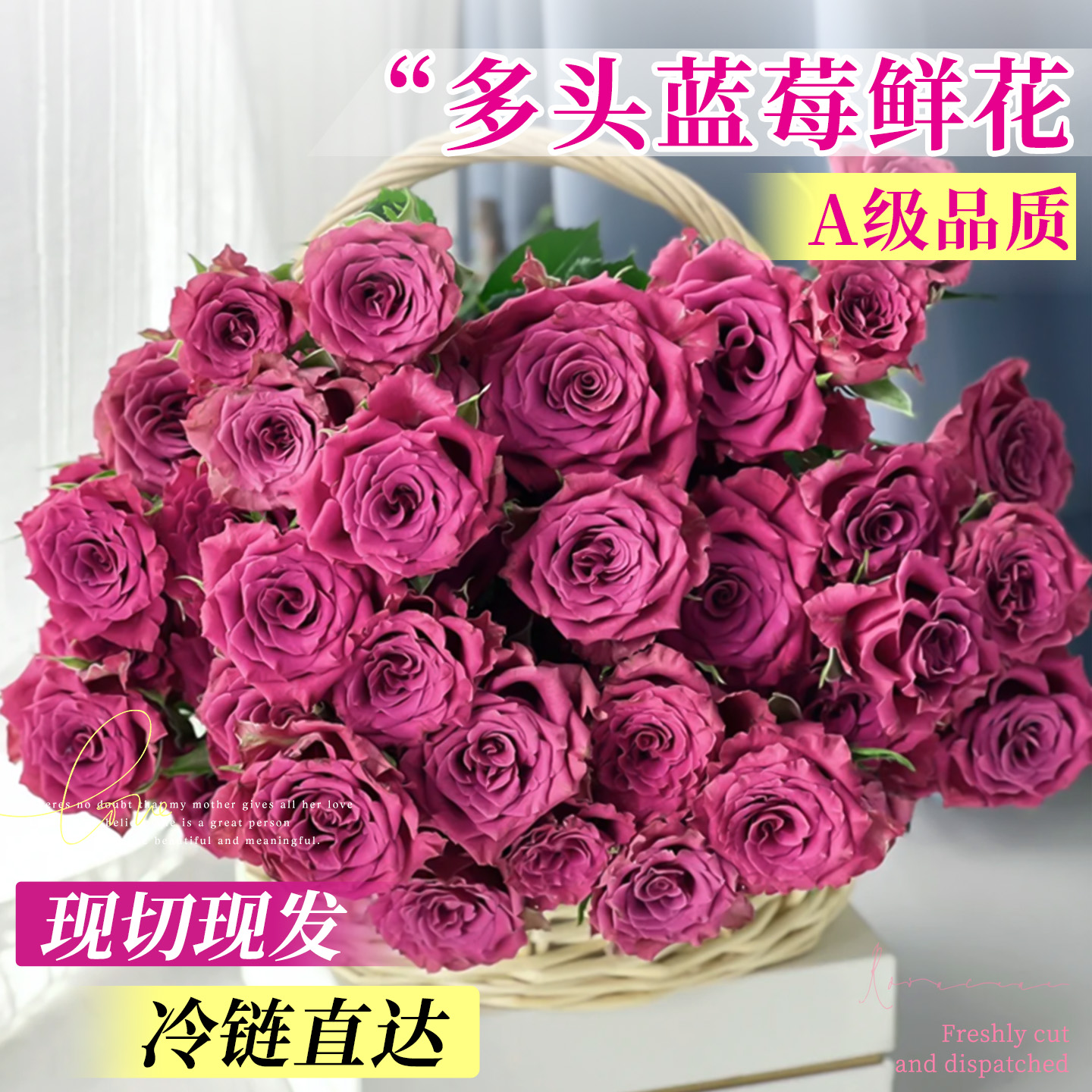 多头玫瑰鲜花云南基地直发