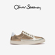 25秋新款 女 休闲板鞋 oliver sweeney牛皮亮片闪光金时尚