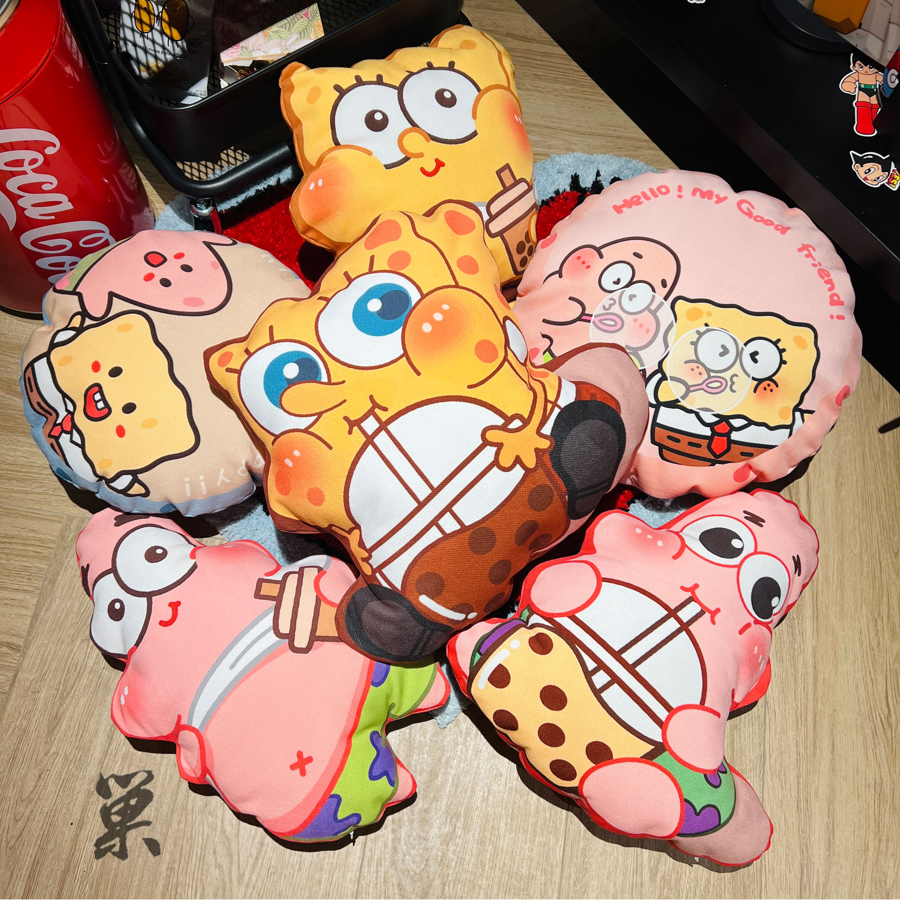 海绵宝宝派大星卡通玩偶抱枕