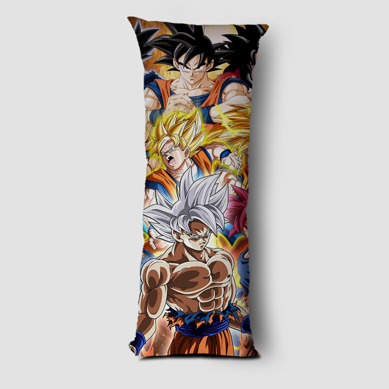 龙珠z悟空贝吉塔卡通动漫定制抱枕侧睡夹腿长条枕床头靠枕靠垫