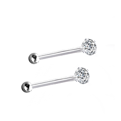 免耳堵耳骨钉999纯银女