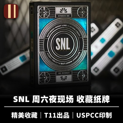 培根魔术 T11 SNL Playing Cards 周六夜现场限量纸牌 Theory11