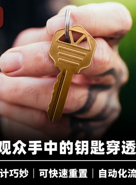 培根魔术 钥匙与环 MON-KEY Plainsight 近景生活化自动穿梭道具