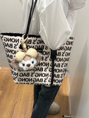 复古ins包包女高级感通勤学生上课大容量托特包帆布百搭单肩大包