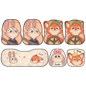 2024汽车坐垫小车SUV四季卡通座套女生可爱座椅套网红女士车座垫