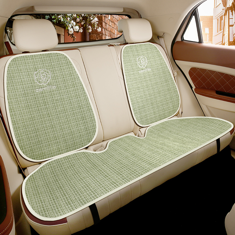 适用雪铁龙爱丽舍C3xr C4L世嘉C5 C3-XR汽车坐垫四季亚麻车座椅套