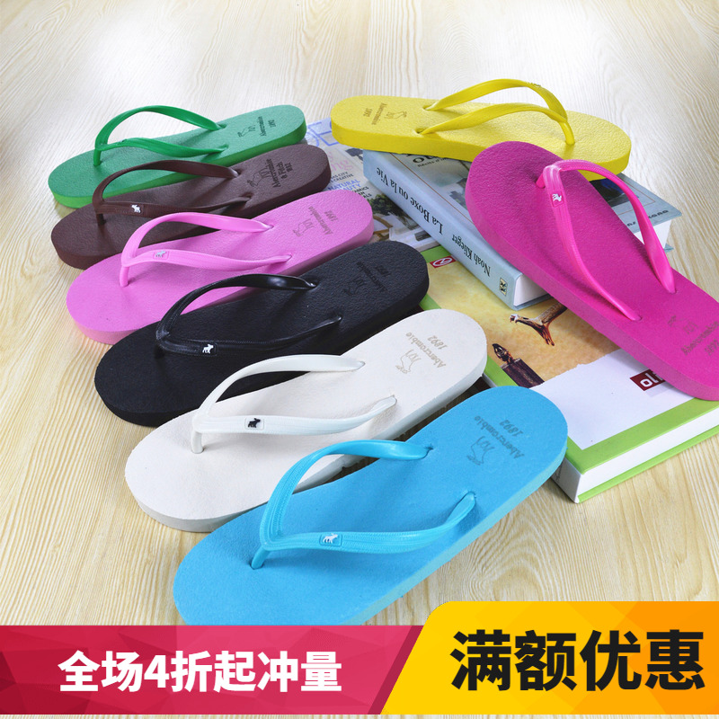 爆款经典情侣人字拖沙滩情侣拖鞋