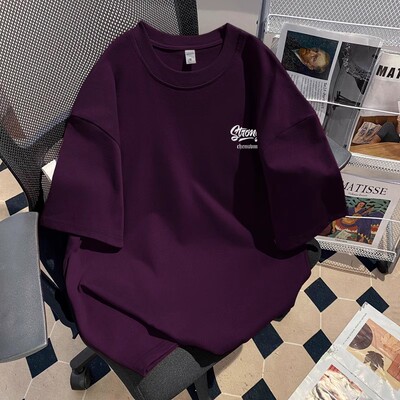 美式潮牌短袖t恤男女夏凉感体恤